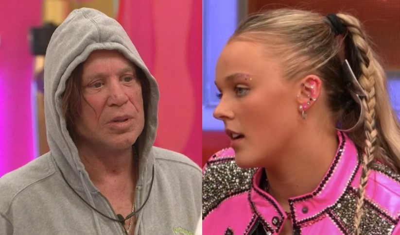 Mickey Rourke é advertido por falas homofóbicas à cantora Jojo Siwa no ...