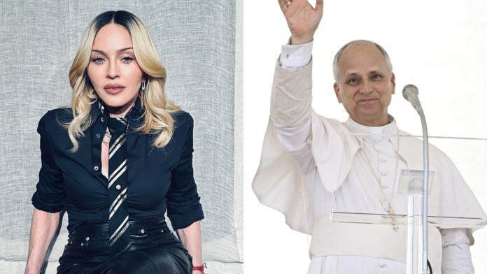 madonna-comemora-suposto-parentesco-com-papa-leao-xiv madonna-comemora-suposto-parentesco-com-papa-leao-xiv