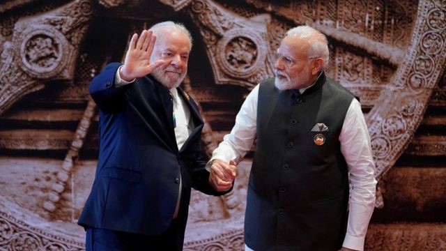 taxados-por-trump,-lula-e-primeiro-ministro-da-india-concordam-fortalecer-cooperacao-em-comercio