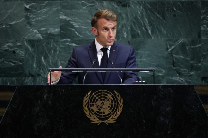 macron-alerta-sobre-o-‘risco-de-que-se-imponha-a-lei-do-mais-forte’-em-discurso-na-onu