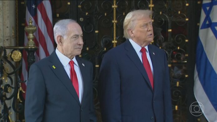 trump-fala-em-perdao-a-netanyahu,-ameaca-ira-e-recebe-maior-premio-de-israel