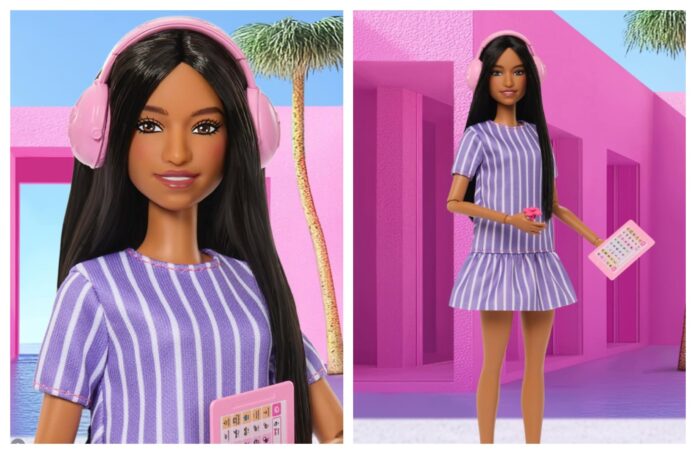 barbie-ganha-primeiro-modelo-autista,-com-fone,-tablet-e-roupa-‘sensivel’-ao-toque;-conheca