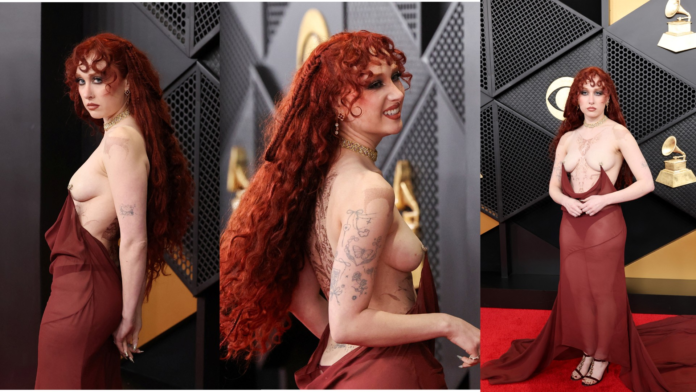 chappell-roan-vestiu-protese-para-look-que-oscila-entre-provocacao-e-elegancia;-entenda